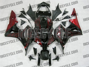 Honda CBR 600RR Red Fire Fairings