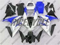 White/Blue Yamaha YZF-R1 Fairings