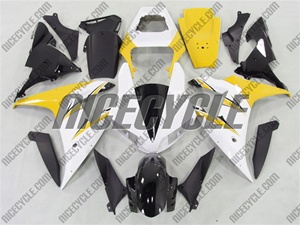 Yamaha YZF-R1 White/Yellow Fairings