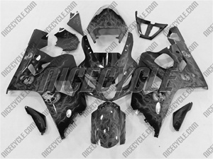 Airbrushed Graphite Suzuki GSX-R 600 750 Fairings