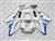 White/Blue Triumph Daytona 675 Fairing