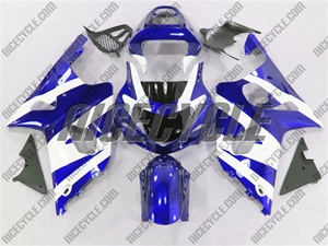 Suzuki GSX-R 1000 Plasma Blue/White Fairings