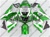 Suzuki GSX-R 1000 Electric Green/White Fairings