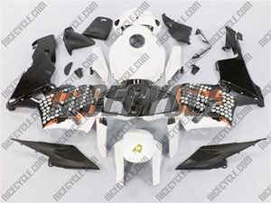 Graffiti Orange Honda CBR 600RR Fairings