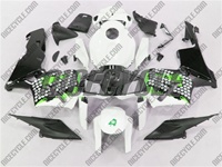 Honda CBR 600RR Graffiti Green Fairings