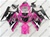 Pink/Black Suzuki GSX-R 600 750 Fairings