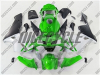 Honda CBR 600RR Deep Green/Silver Fairings