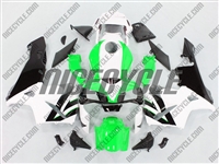 Honda CBR 600RR Bright Green/White Fairings