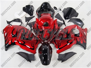 Suzuki GSX-R 1300 Hayabusa Evil Red Tribal Fairings