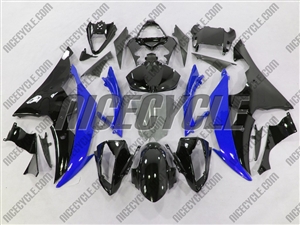 Yamaha YZF-R6 Black/Blue Fairings