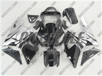 Electric Silver Flames Yamaha YZF-R1 Fairings