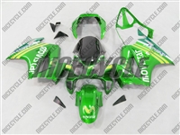 Honda VFR 800 Green Movistar Fairings