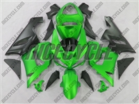 Kawasaki ZX6R Matte Green Fairings