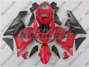 Kawasaki ZX6R Matte Red Fairings