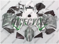 Suzuki GSX-R 1300 Hayabusa Silver/White/Green Fairings