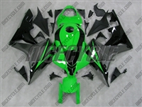 Honda CBR600RR Green/Silver Fairings