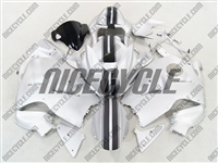 Racing Stripe Silver Suzuki GSX-R 1300 Hayabusa Fairings