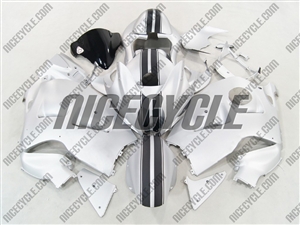 Racing Stripe Silver Suzuki GSX-R 1300 Hayabusa Fairings