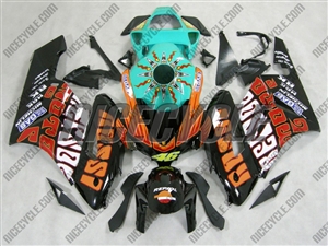 Honda CBR 1000RR Rossi Repsol Teal Fairings