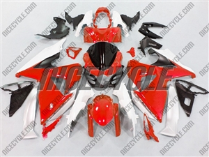 Red/White Suzuki GSX-R 1000 Fairings