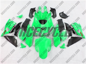 Bright Green Kawasaki ZX14R Fairings