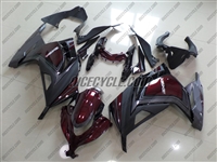 Kawasaki Ninja 300 Grey/Maroon Fairings