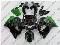 Suzuki SRAD GSX-R 600 750 Green Flame Fairings