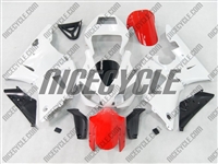 Yamaha YZF-R1 White/Red Fairings