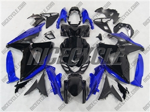 Suzuki GSX-R 1000 Black/Blue Fairings