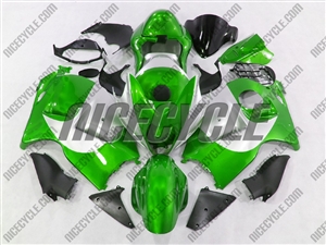 Suzuki GSX-R 1300 Hayabusa Green/Silver Fairings