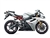 White/Black Triumph Daytona 675 Fairings