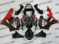 Honda CBR929RR Fire Red Flame Fairings