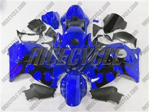 Suzuki GSX-R 1300 Hayabusa Razor Tribal Blue Fairings