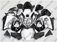 Corona Black/White Suzuki GSX-R 1300 Hayabusa Fairings