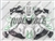 Suzuki GSX-R 1300 Hayabusa White/Green Flames Fairings