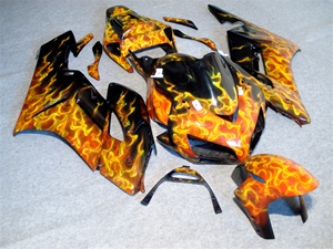 Airbrush Inferno Honda CBR1000RR Motorcycle Fairings