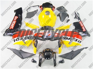 Honda CBR600RR Yellow Repsol Replica Fairings