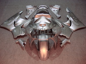 Silver Honda CBR900RR Motorcycle Fairings