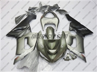 Matte Titanium Kawasaki ZX6R Fairings