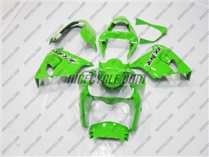 Kawasaki ZX9R Bright Green Fairings