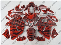 Airbrush Zebra Suzuki GSX-R 1300 Hayabusa Fairings