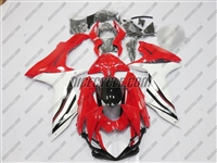 Suzuki GSX-R 600 750 Red/White Fairings