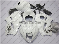 Suzuki GSX-R 1300 Hayabusa Pure White/Kanji Fairings