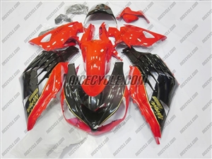 Kawasaki ZX14R Black/Red Fairings