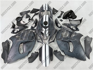 Matte and Racing Stripe Suzuki GSX-R 1300 Hayabusa Fairings