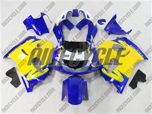 Yellow/Blue Suzuki SRAD GSX-R 600 750 Fairings