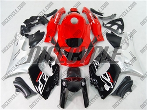 Yamaha YZF-600R Silver Red OEM Style Fairings
