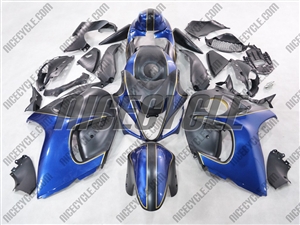 Custom Blue/Matte Suzuki GSX-R 1300 Hayabusa Fairings