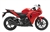 Honda CBR 250R Solid Red Fairings