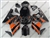 Orange/Black Suzuki GSX-R 600 750 Fairings